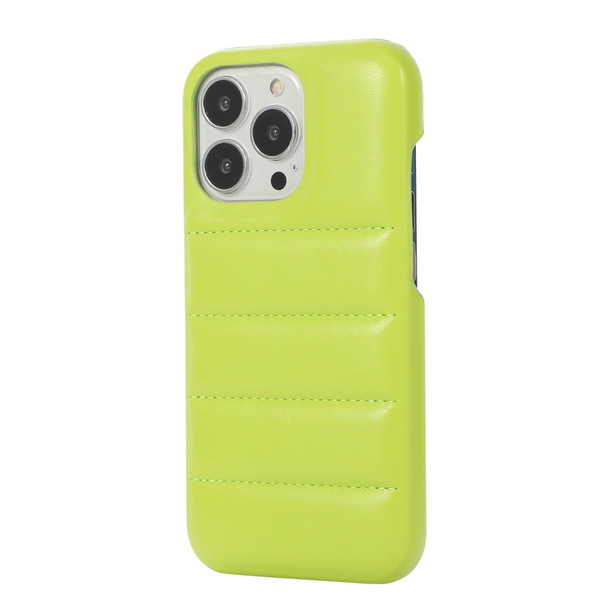 ELECTROPRIME For iPhone 15 Down Jacket Airbag Shockproof Phone Case(Teal)