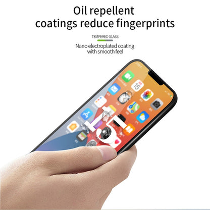 ELECTROPRIME For iPhone 15 Plus PINWUYO 9H 3D Curved Full Screen Explosion-proof Tempered Glass Film(Black)