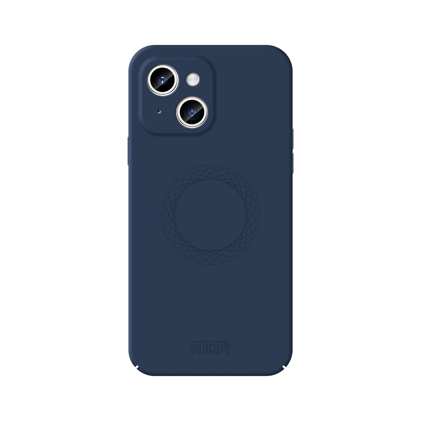 ELECTROPRIME For iPhone 15 MOFI Qin Series Magsafe Skin Feel All-inclusive Silicone Phone Case(Blue)