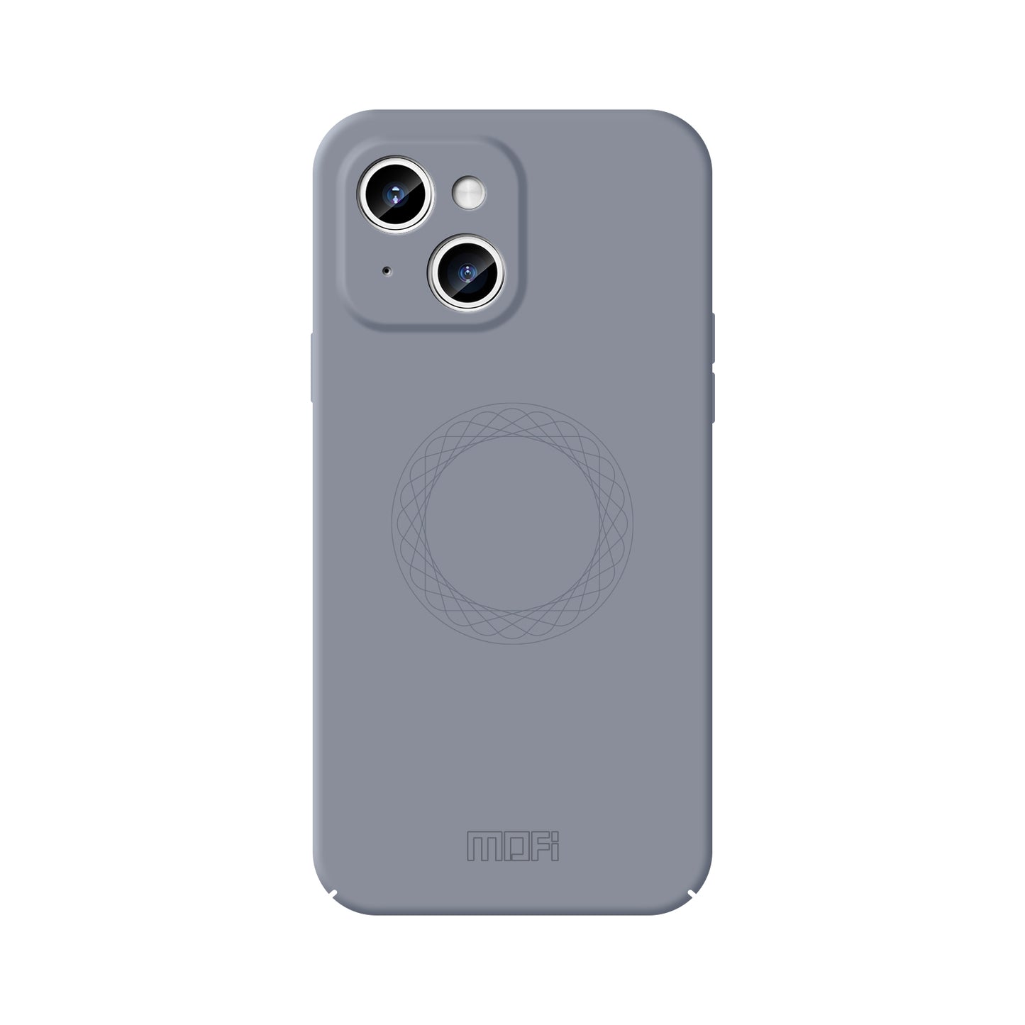 ELECTROPRIME For iPhone 15 MOFI Qin Series Magsafe Skin Feel All-inclusive Silicone Phone Case(Gray)