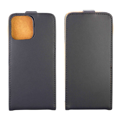 ELECTROPRIME For iPhone 15 Plus Vertical Flip Leather Phone Case with Card Slot(Black)