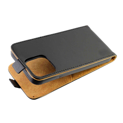 ELECTROPRIME For iPhone 15 Plus Vertical Flip Leather Phone Case with Card Slot(Black)
