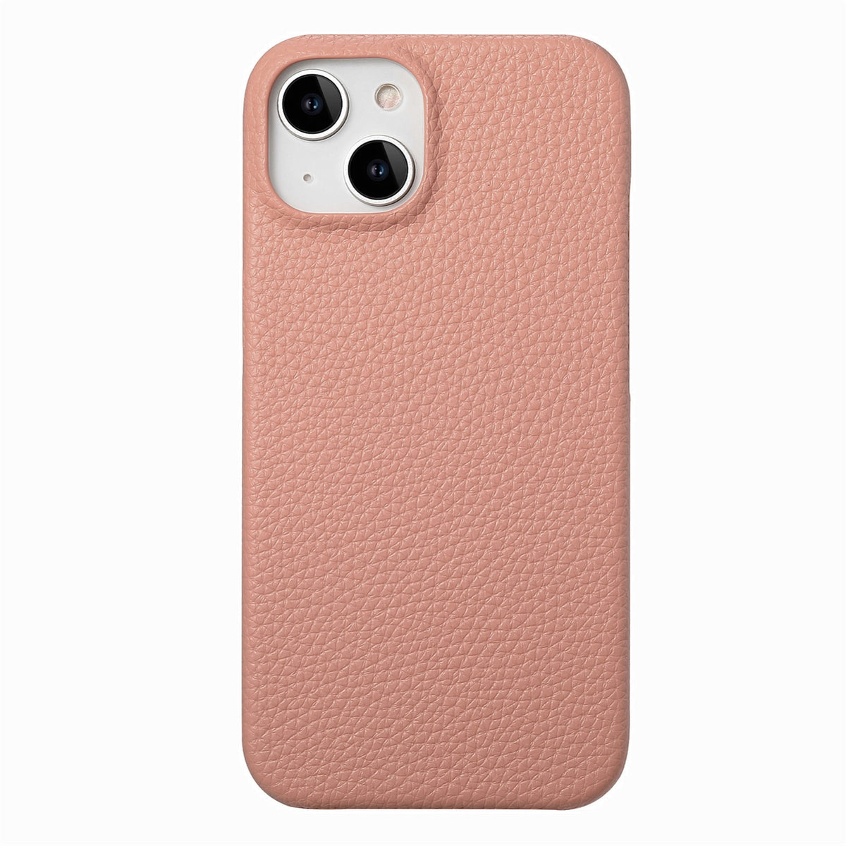 ELECTROPRIME For iPhone 15 Litchi Oil Edge Leather Back Phone Case(Pink)