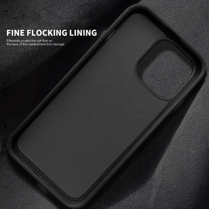 ELECTROPRIME For iPhone 15 Shield MagSafe Magnetic Holder Phone Case(Black)