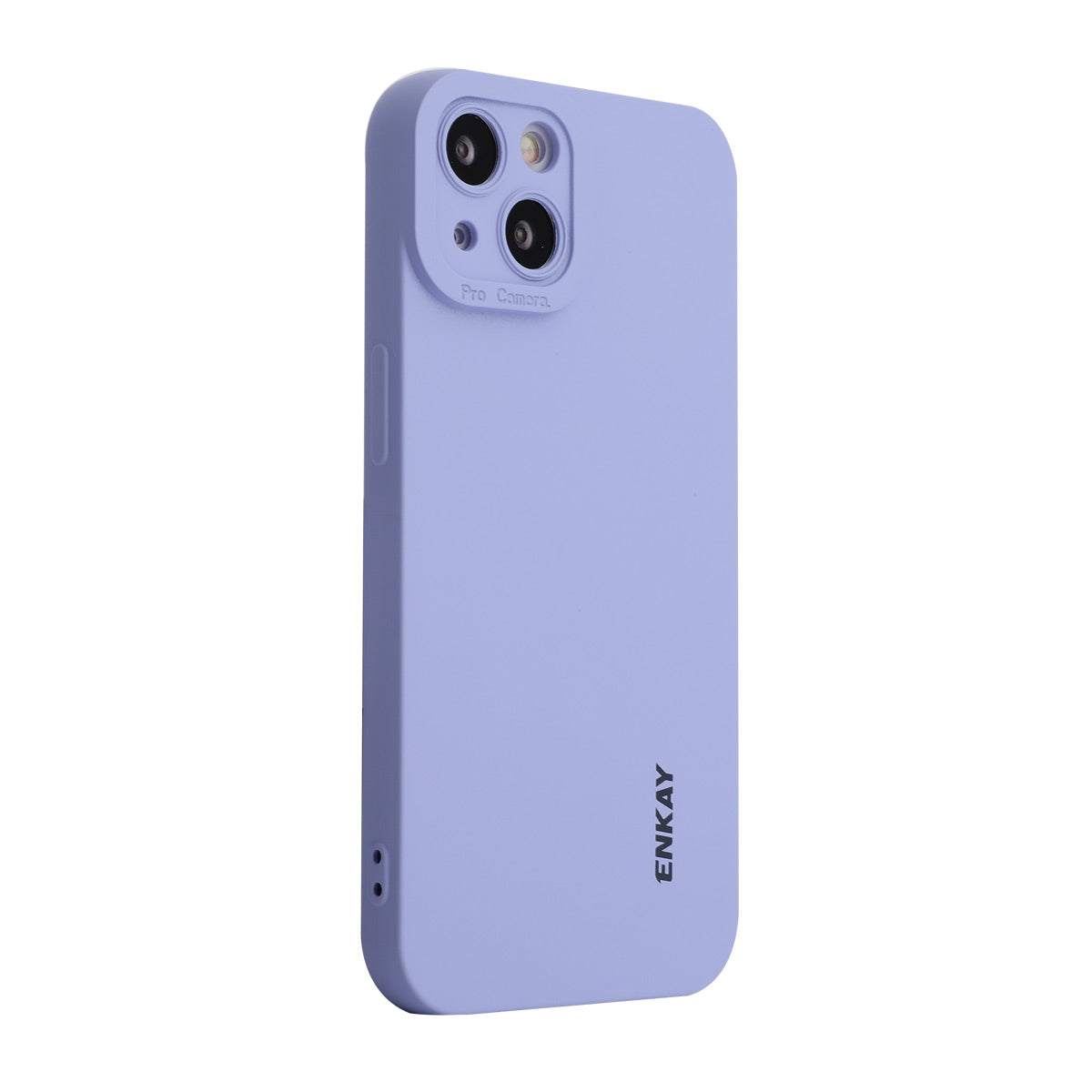 ELECTROPRIME For iPhone 15 ENKAY Liquid Silicone Soft Shockproof Phone Case(Purple)