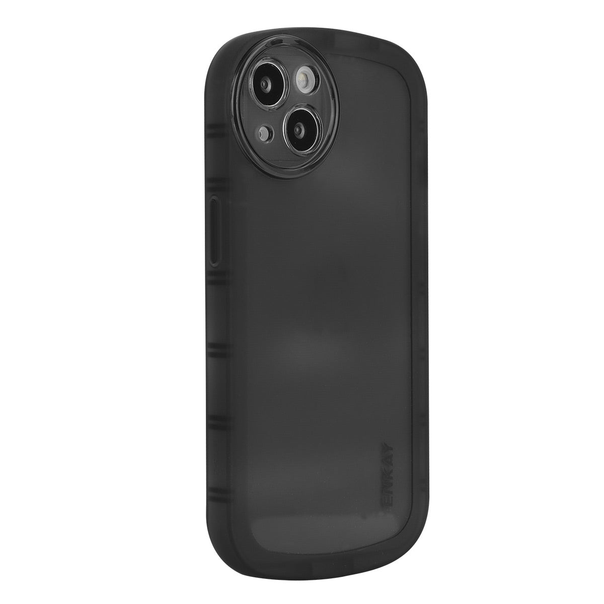ELECTROPRIME For iPhone 15 ENKAY Hat-Prince Translucent Matte TPU Shockproof Phone Case(Black)