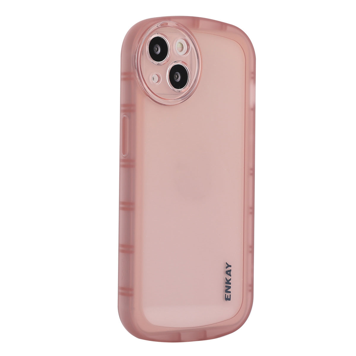 ELECTROPRIME For iPhone 15 ENKAY Hat-Prince Translucent Matte TPU Shockproof Phone Case(Pink)