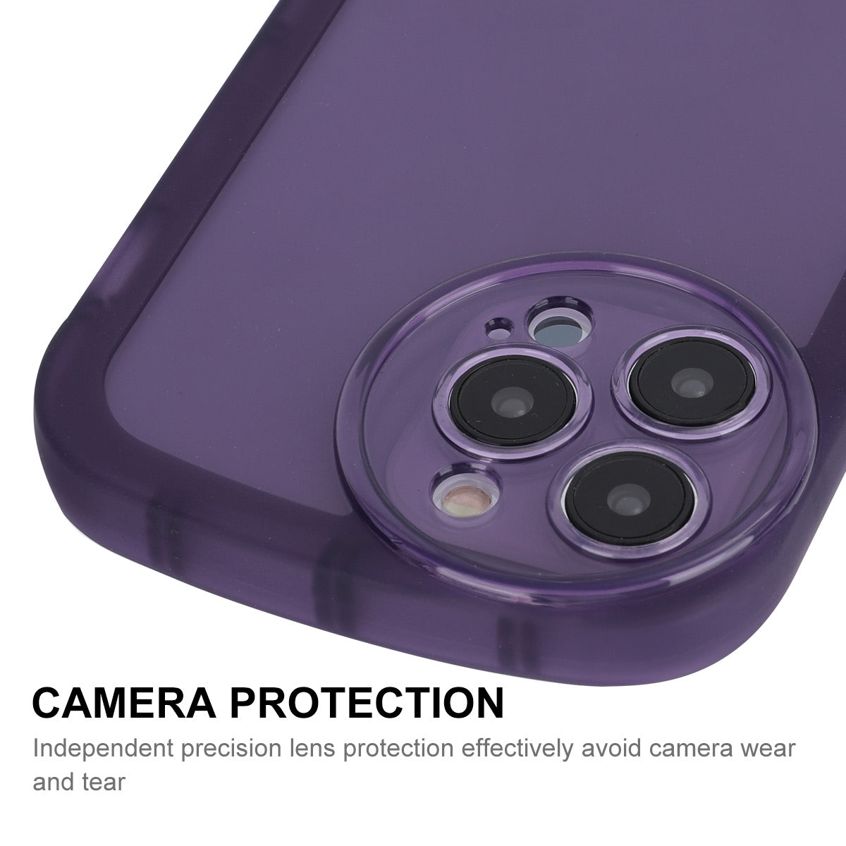 ELECTROPRIME For iPhone 15 ENKAY Hat-Prince Translucent Matte TPU Shockproof Phone Case(Pink)