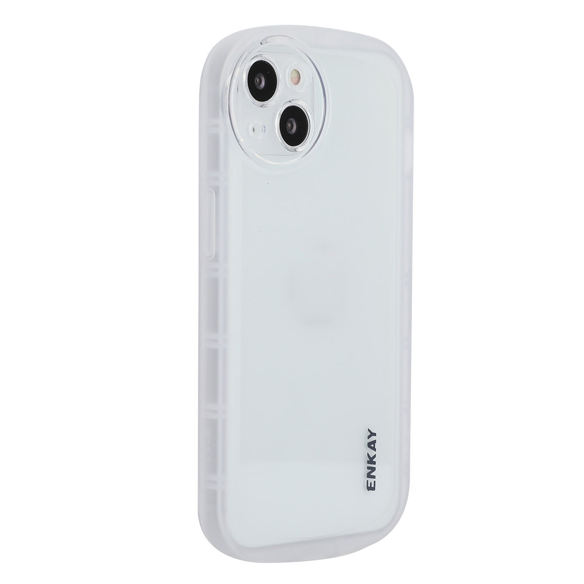 ELECTROPRIME For iPhone 15 ENKAY Hat-Prince Translucent Matte TPU Shockproof Phone Case(White)