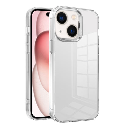 ELECTROPRIME For iPhone 15 Ice Color Clear PC Hybrid TPU Phone Case(White)
