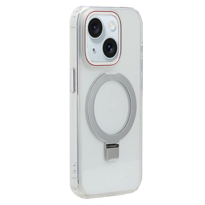 ELECTROPRIME For iPhone 15 Starlink Stand Clear Magsafe Phone Case(Transparent)