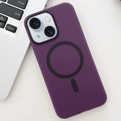 ELECTROPRIME For iPhone 15 Ice Fog MagSafe PC Phone Case(Purple)