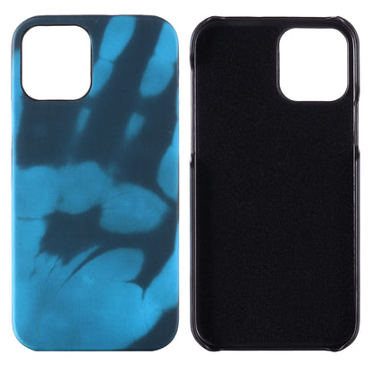 ELECTROPRIME For iPhone 15 Thermal Sensor Discoloration Silicone Phone Case(Black Blue)