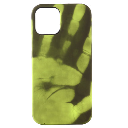 ELECTROPRIME For iPhone 15 Thermal Sensor Discoloration Silicone Phone Case(Black Green)