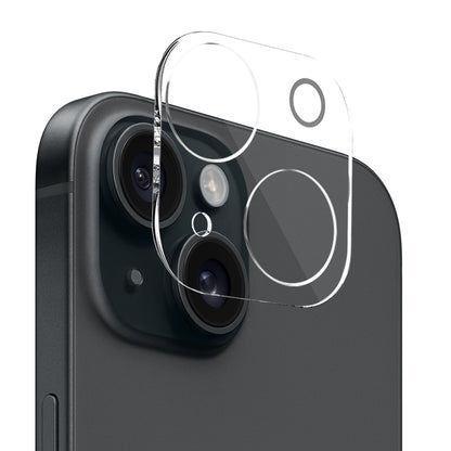 ELECTROPRIME For iPhone 15 Plus NORTHJO 3 in 1 TPU Phone Case with Screen Film and Lens Film(Clear)