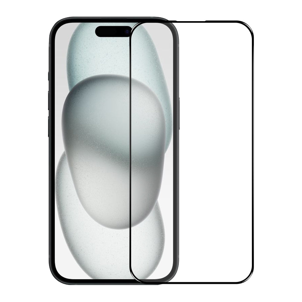 ELECTROPRIME For iPhone 15 Plus NORTHJO A++ Screen Protector Full Glue Silk Printing Tempered Glass Film