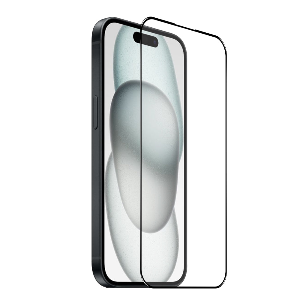 ELECTROPRIME For iPhone 15 Plus NORTHJO A++ Screen Protector Full Glue Silk Printing Tempered Glass Film