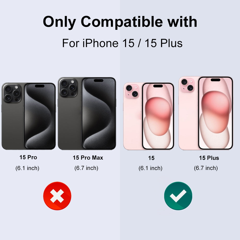 ELECTROPRIME For iPhone 15 / 15 Plus NORTHJO Camera Lens Protector Tempered Glass Metal Rhinestone Ring Film(Pink)