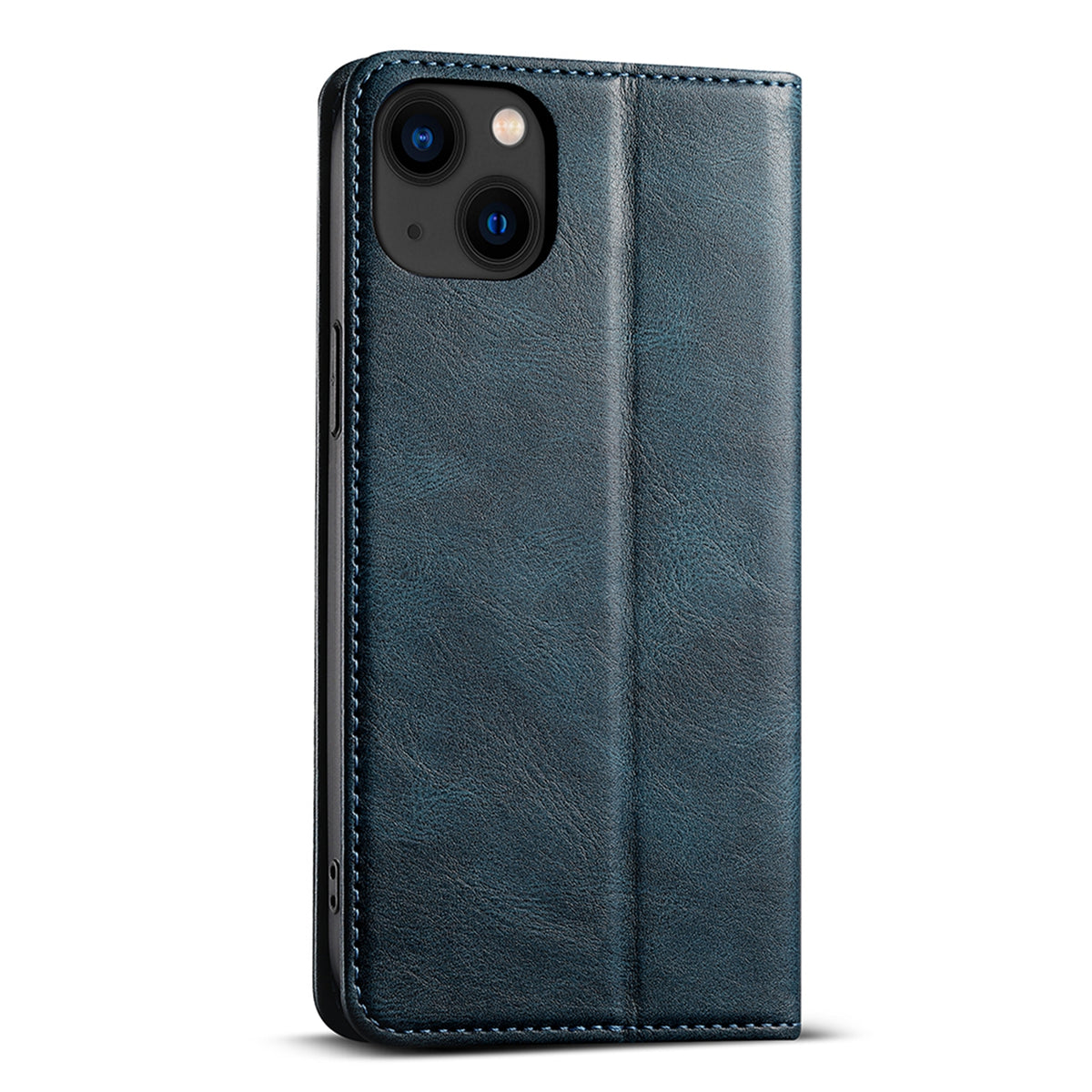 ELECTROPRIME For iPhone 15 Plus Suteni J02 Oil Wax Wallet Leather Phone Case(Blue)