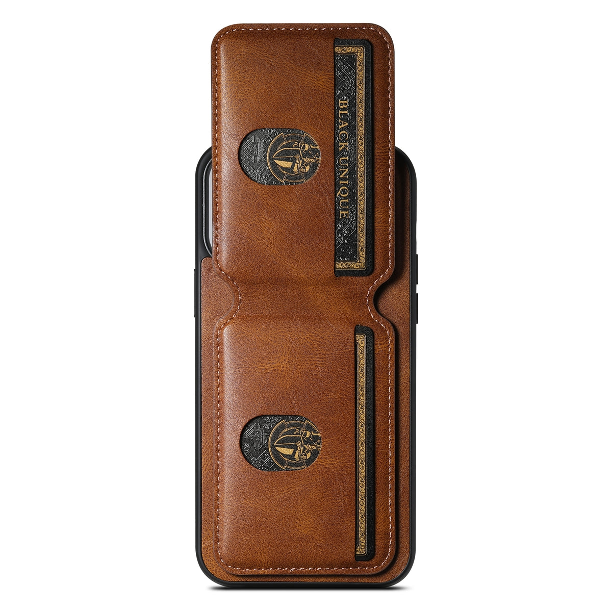 ELECTROPRIME For iPhone 15 Plus Suteni H02 Leather Wallet Stand Back Phone Case(Brown)