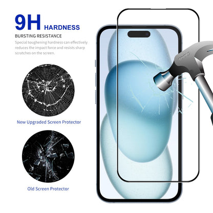 ELECTROPRIME For iPhone 15 Plus ENKAY Easy Install High Alumina Silicon Full Glass Film