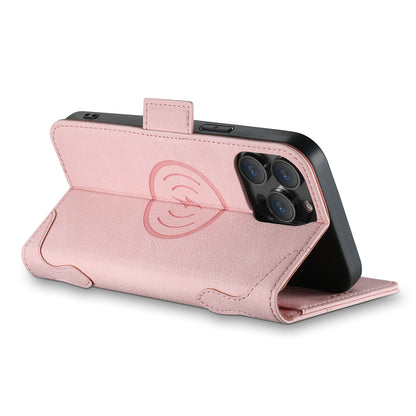 ELECTROPRIME For iPhone 15 Plus SUTENI J07 Multifunctional Horizontal Flip Magsafe Leather Phone Case(Pink)