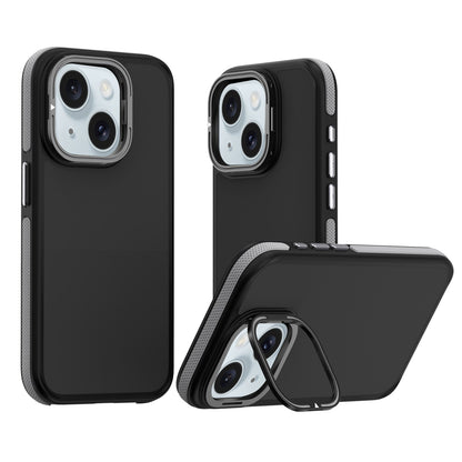 ELECTROPRIME For iPhone 15 Dual-Color Shockproof TPU Phone Case(Grey)