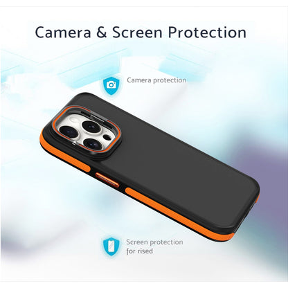 ELECTROPRIME For iPhone 15 Dual-Color Shockproof TPU Phone Case(Grey)