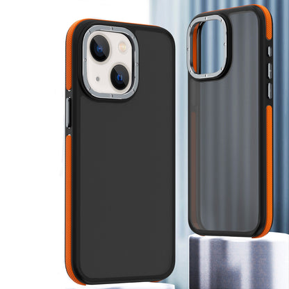 ELECTROPRIME For iPhone 15 Plus Dual-Color Shockproof TPU Phone Case(Orange)