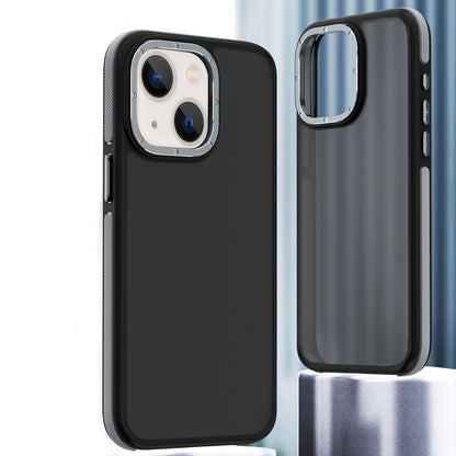 ELECTROPRIME For iPhone 15 Dual-Color Shockproof TPU Phone Case(Grey)