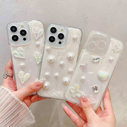ELECTROPRIME For iPhone 15 Plus Cream Gum Decoden TPU Phone Case(??)
