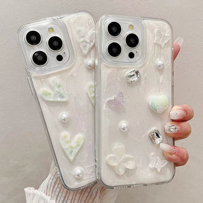 ELECTROPRIME For iPhone 15 Plus Cream Gum Decoden TPU Phone Case(??)