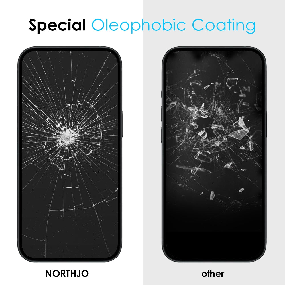 ELECTROPRIME For iPhone 15 Plus NORTHJO A++ 28 Degree Privacy Full Glue Silk Printing Tempered Glass Film