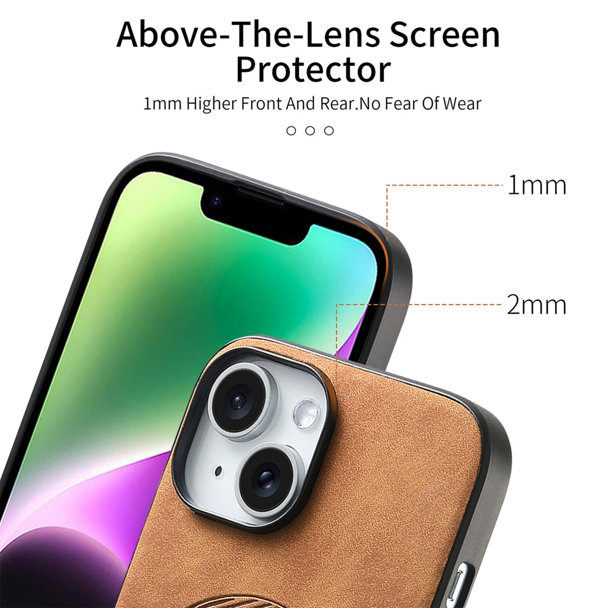 ELECTROPRIME For iPhone 15 Solid Color Retro Magsafe PU Back Cover Phone Case(Brown)