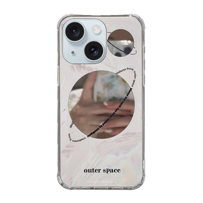 ELECTROPRIME For iPhone 15 Color Painted Mirror Phone Case(Starry sky mirror)