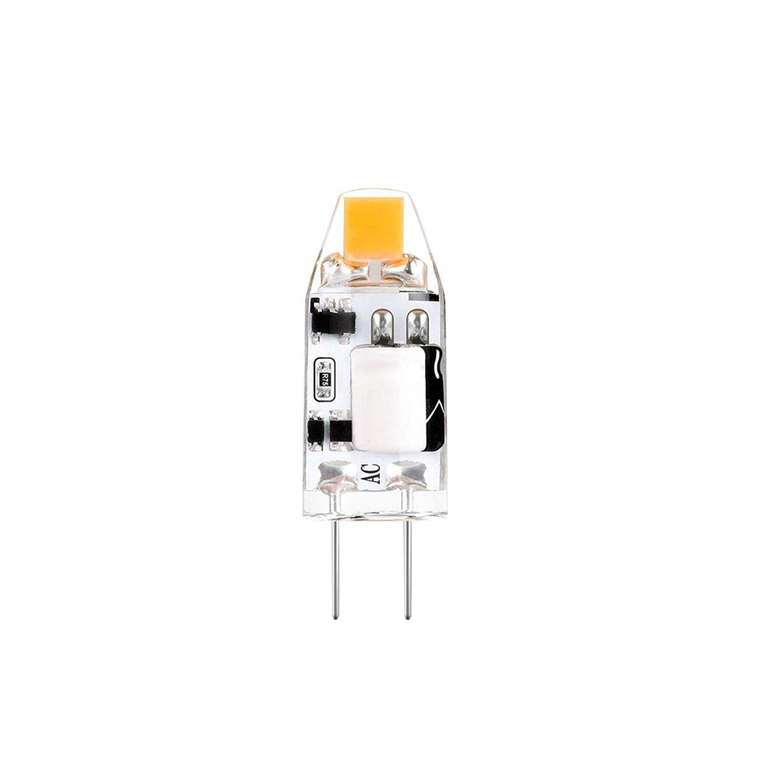 ELECTROPRIME G4 1W 1 LEDs 110LM Bulb Chandelier Light Super Bright COB Silicone Bulbs,AC/DC 10-20V