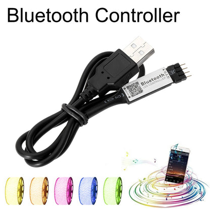 ELECTROPRIME Smart RGB Bluetooth Timer Suitable LED Controller for 5V 3528 5050 RGB Light Strip