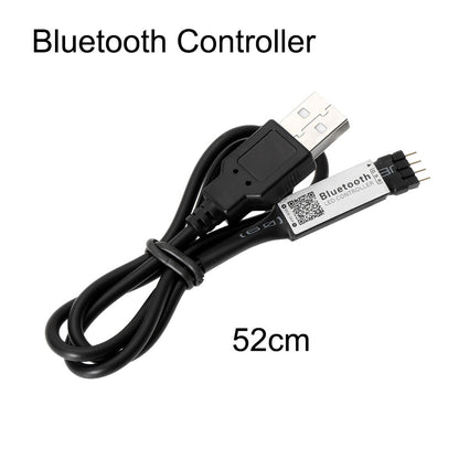 ELECTROPRIME Smart RGB Bluetooth Timer Suitable LED Controller for 5V 3528 5050 RGB Light Strip