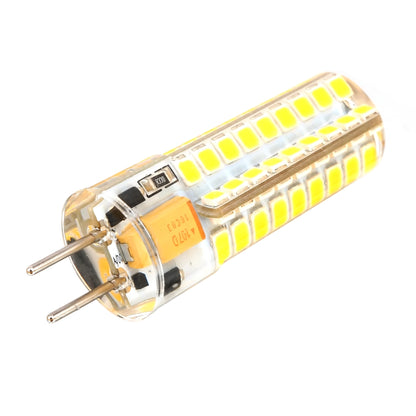 ELECTROPRIME GY6.35 5W SMD2835 72LEDs Dimmable Silicone Corn Bulb for Chandelier Crystal Lamp Lighting Accessories,AC 12V(Warm White)