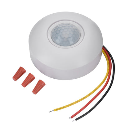 ELECTROPRIME 12V Infrared PIR Motion Sensor Switch With Delay 360 Degree Detection Sensor for LED Ceiling Light
