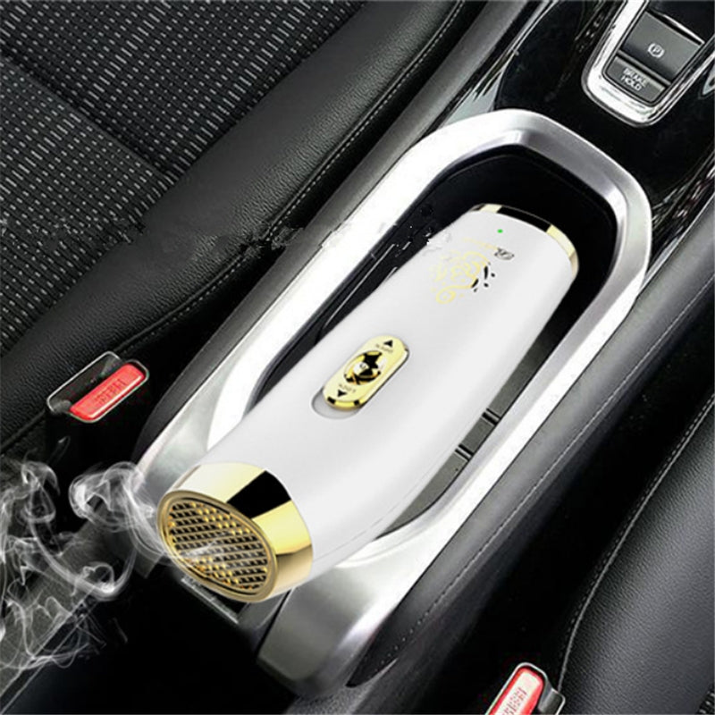 ELECTROPRIME Car Handheld Electronic USB Aromatherapy Machine Aromatherapy Incense Burner(Black)