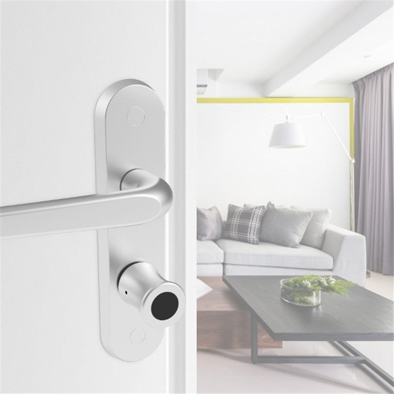 ELECTROPRIME Office Home Value Fingerprint Password Smart Lock Core Password Lock Only LockLock Home Security Door Lock(Silver)