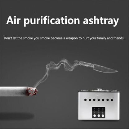 ELECTROPRIME Filter Purification Ashtray Negative Ion Ashtray Intelligent Ashtray(Pink)