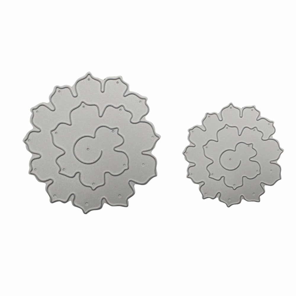 ELECTROPRIME 2 In 1 3D Petal Knife Mold DIY Greeting Card Scrapbook Album Making Stencil