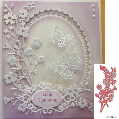 ELECTROPRIME Small Flower Decoration Knife Mold DIY Cutting Book Album Greeting Card Making Mold