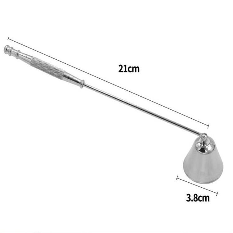 ELECTROPRIME Bright Chrome Silver Candle Mask Candle Extinguisher Aroma Candle Candle Accessories