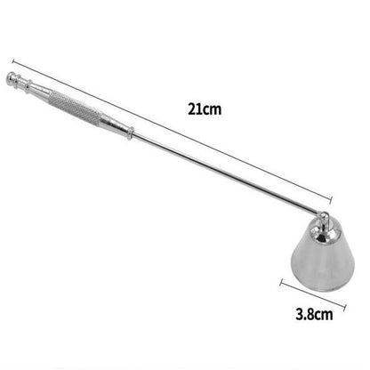 ELECTROPRIME Bright Chrome Silver Candle Mask Candle Extinguisher Aroma Candle Candle Accessories