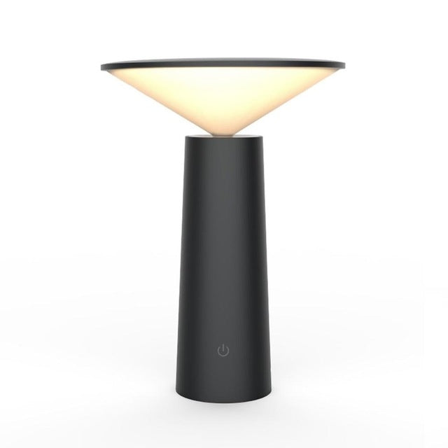 ELECTROPRIME Simple and Warm Bedroom Creative Home Hotel Study Bedside Lamp(Black)