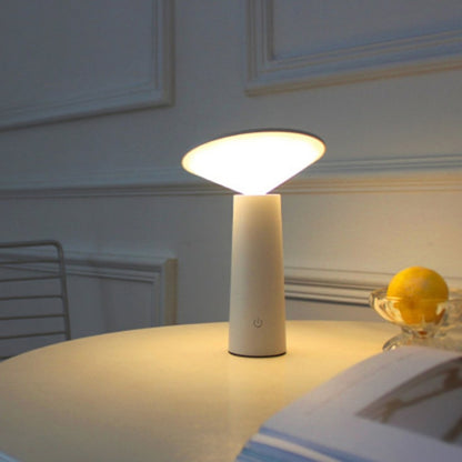 ELECTROPRIME Simple and Warm Bedroom Creative Home Hotel Study Bedside Lamp(White)