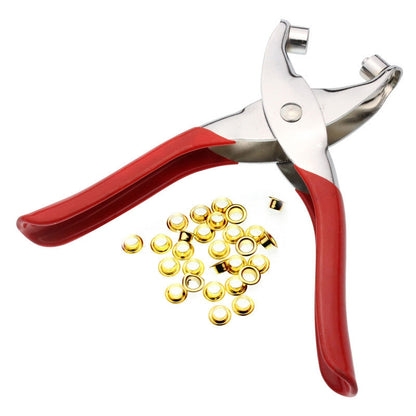 ELECTROPRIME Hollow Five-prong Button Installation Tool Hand Pressure Pliers